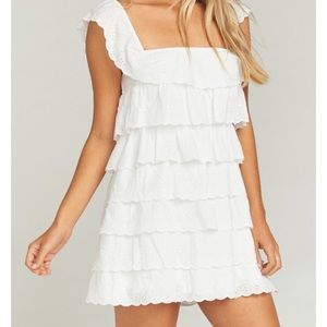 Show Me Your Mumu Lucy Mini White eyelet